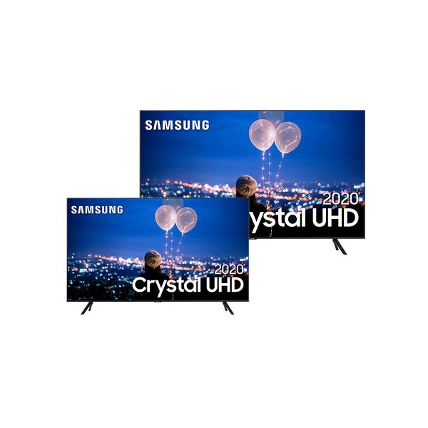 SMART TV Crystal 50" Samsung T8000 4K HDR Bluetooth + Smart TV Crystal 70" Samsung T7000  4K HDR Bluetooth