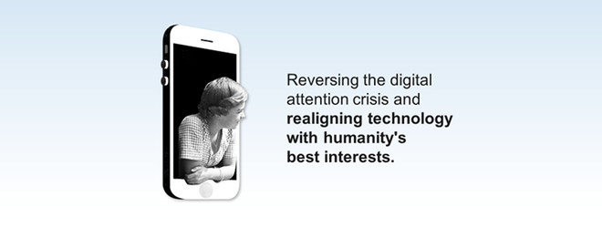 Digital Detox: "Revertendo a crise de atenção digital e realinhando a tecnologia com os interesses da humanidade". (Imagem: reprodução/Digital Detox)