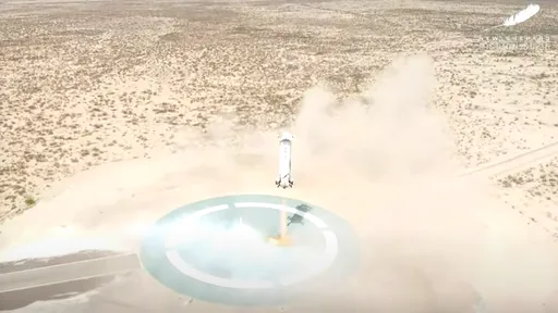 "Ensaio" de voo com foguete reutilizável da Blue Origin é realizado com sucesso