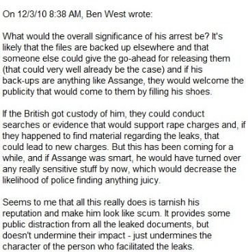 Wikileaks e-mails planos EUA Assange Wikileaks e-mails planos EUA Assange