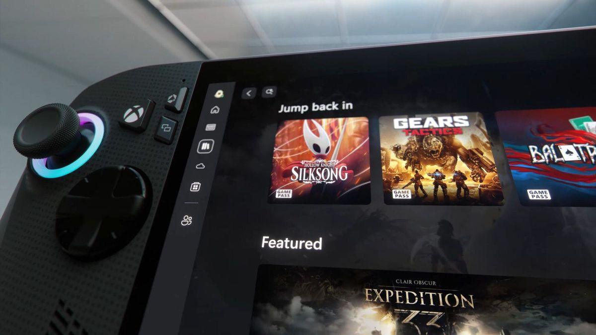 Novo sistema do Xbox ROG Ally chegará para PCs com Windows 11