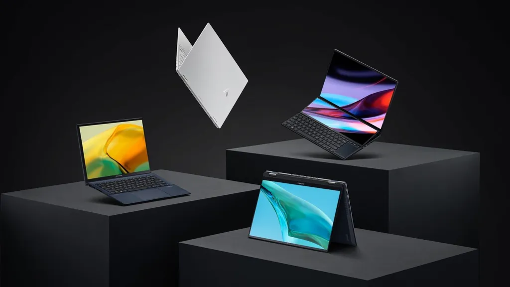 Asus apresenta montanha de notebooks, com novos Vivobook S apostando em versatilidade e portabilidade (Imagem: Reprodução/Asus)