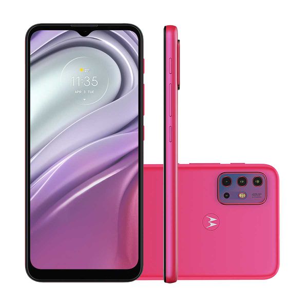 [CUPOM] Smartphone Motorola Moto G20 64GB Pink 4G Tela 6.5" Câmera Quádrupla 48MP Selfie 13MP