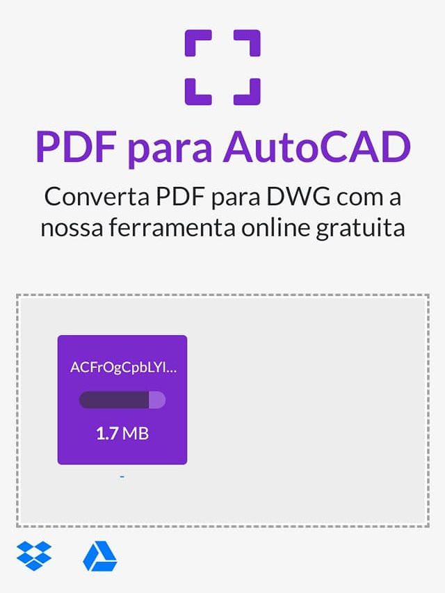 Como Converter Arquivos PDF Em DWG formato Do AutoCAD Online Canaltech