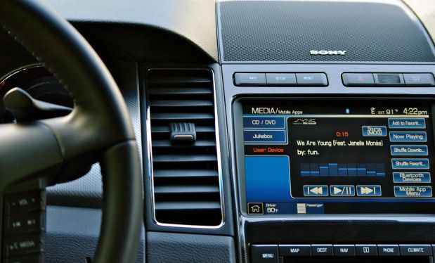 Painel de controle carro Painel de controle carro
