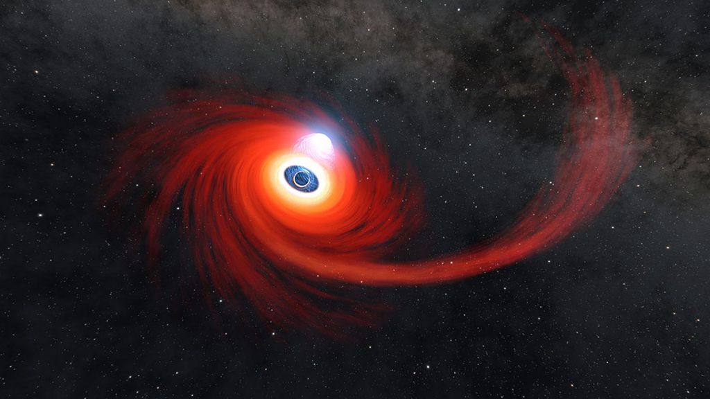 Algumas hipóteses podem explicar paradoxos estranhos dos buracos negros (Imagem: Reprodução/NASA/JPL-Caltech)