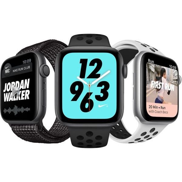 Apple Watch Nike+ Series 4 (GPS) - 40mm - Caixa cinza-espacial de alumínio com pulseira esportiva Nike nas Lojas Americanas.com