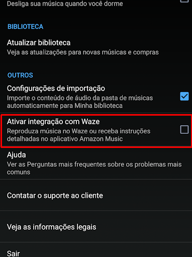 Ative a integração entre os apps (Imagem: André Magalhães/Captura de tela)