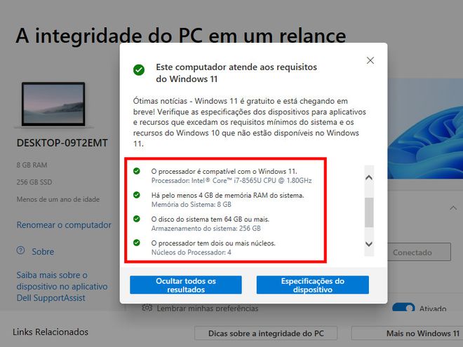 Windows 11: veja requisitos e se o seu computador é compatível