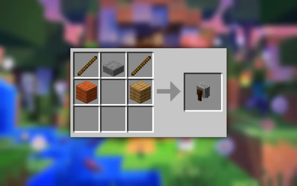 Use os ingredientes do tutorial para fazer um rebolo no Minecraft (Captura de tela: Caio Carvalho)