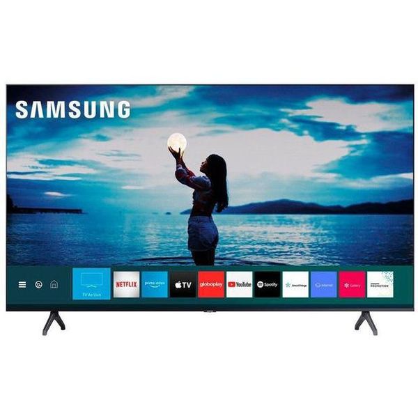 Smart TV Crystal UDH 4K LED 58” Samsung 58TU7020 Wi-Fi Bluetooth 2 HDMI 1 USB Visual Livre de Cabos