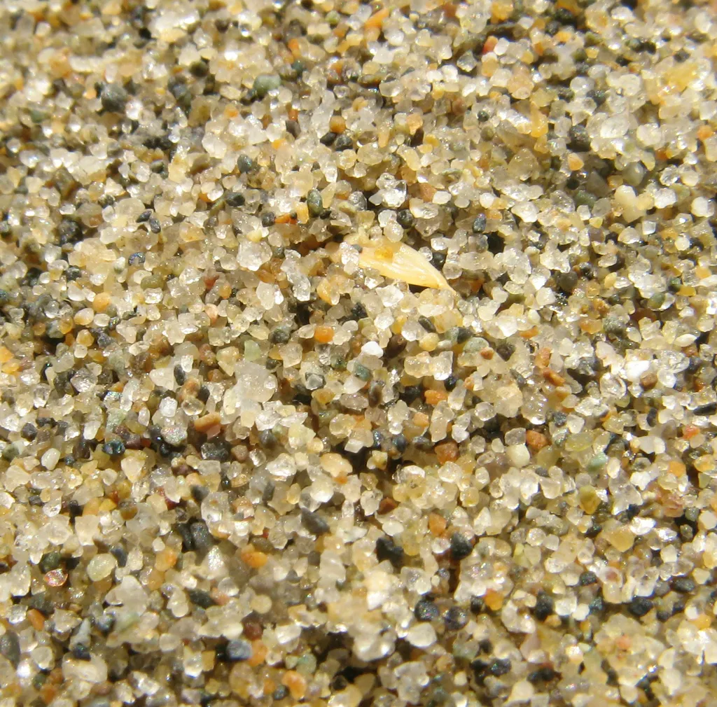 Os grãos de areia encontrados nos maiores desertos e nas praias do mundo guardam a história geológica da Terra (Imagem: Reprodução/Domínio Público)