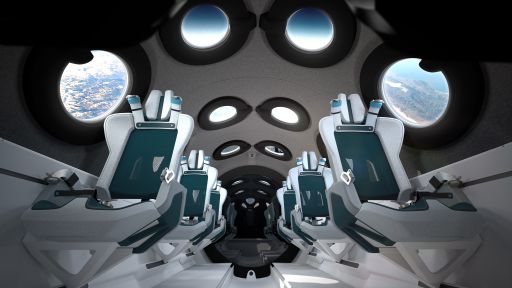 App da Virgin Galactic deixa você explorar o interior de sua nave turística