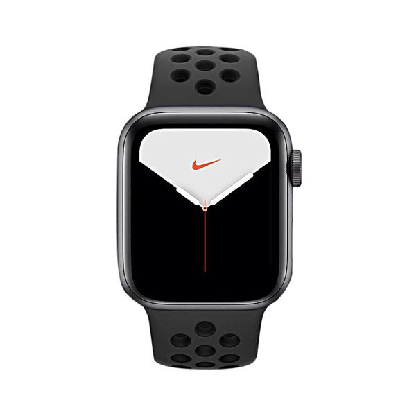 Apple Watch Nike Series 5 Cellular + GPS 40 mm Alumínio Cinza Espacial Pulseira Esportiva Nike Preto / Cinza-Carvão | Carrefour