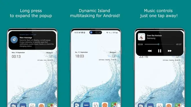 O aplicativo simula o Dynamic Island em qualquer celular Android (Imagem: Reprodução/Google Play Store)