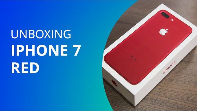 iPhone 7 Plus Red [Unboxing] - Canaltech