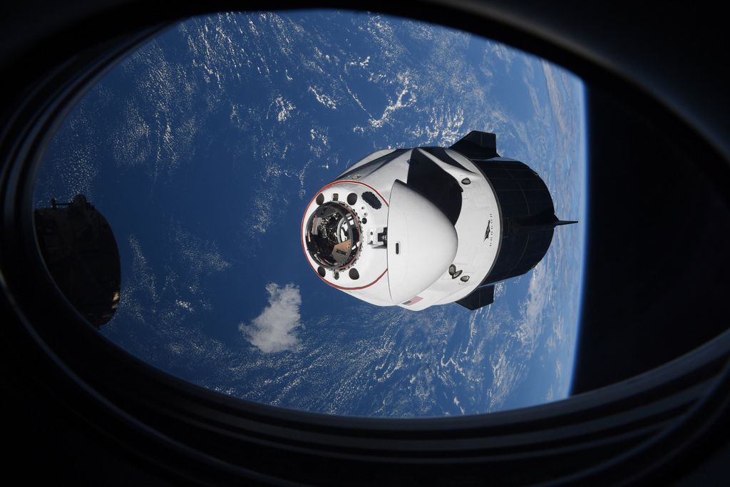 A Crew Dragon já realizou quatro missões tripulada para a órbita da Terra (Imagem: Reprodução/NASA)