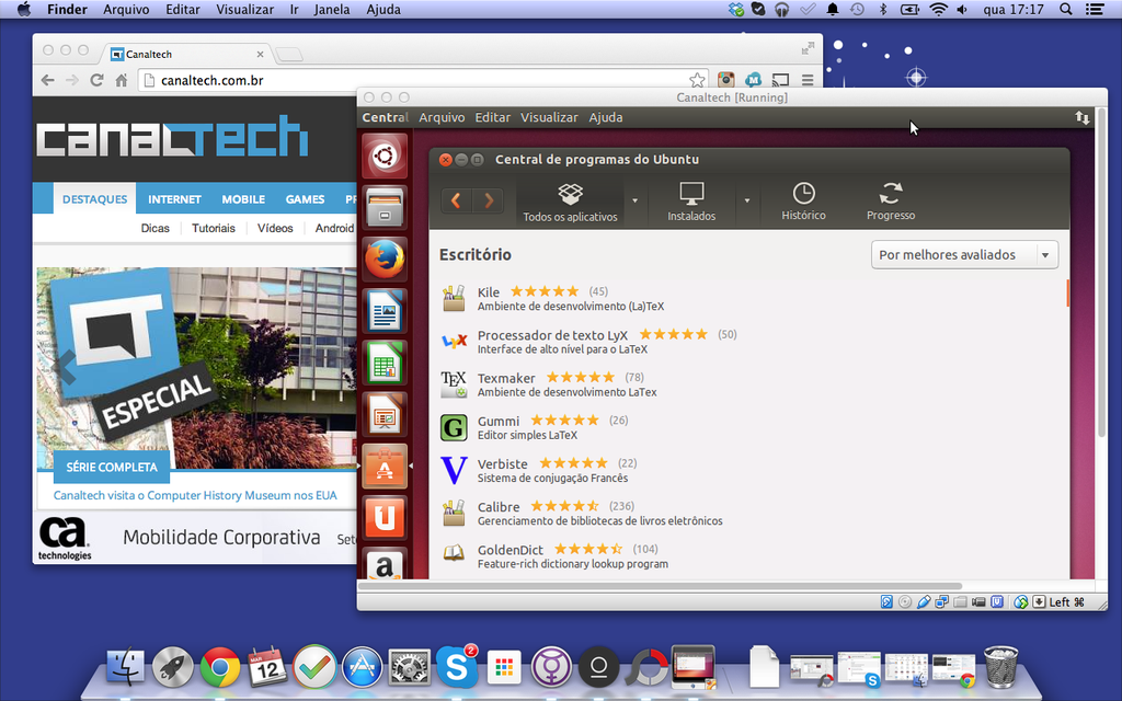 Ubuntu Linux no Mac, com VirtualBox