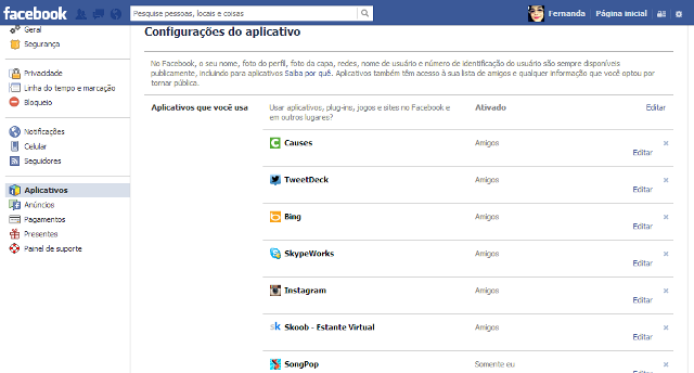 Remoção aplicativos maliciosos Facebook Remoção aplicativos maliciosos Facebook