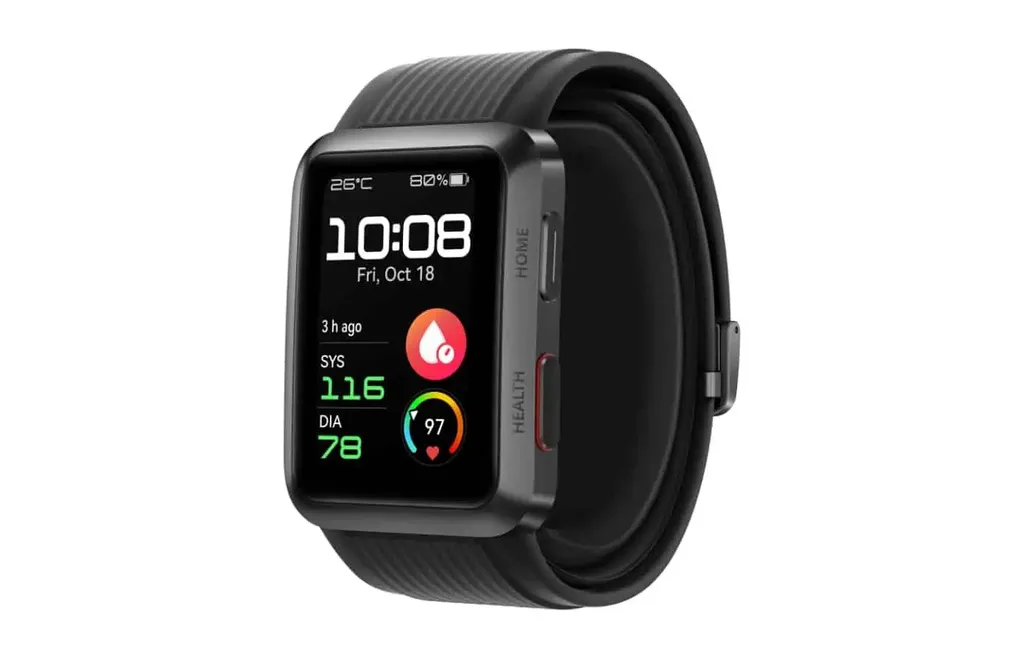 Huawei Watch D traz leitura de pressão arterial (Imagem: Huawei)