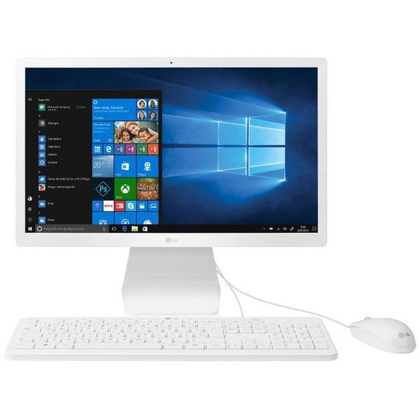 [APP + CLIENTE OURO + CUPOM] Computador All in One LG 22V280-L.BY31P1 - Intel Quad Core 4GB 500GB 21,5” Full HD Windows 10