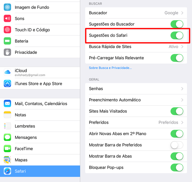 Travamento iOS Travamento iOS