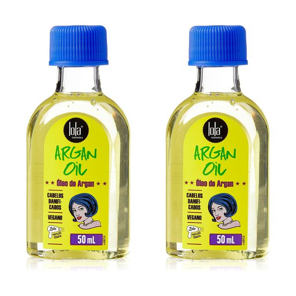 Duas unidades de Lola Cosmetics - Argan Oil, 50 ml | REC R$ 25,54