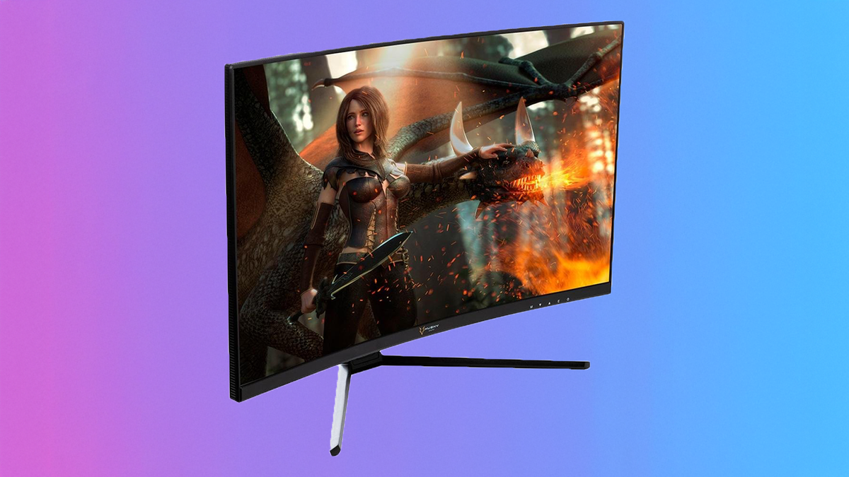 Compre seu novo monitor gamer: Husky Storm 27" curvo por menos de R$ 1.000