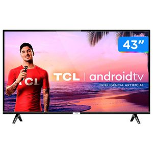 Smart TV LED 43” TCL 43S6500 Full HD - Android Wi-Fi 2 HDMI 1 USB [CUPOM]