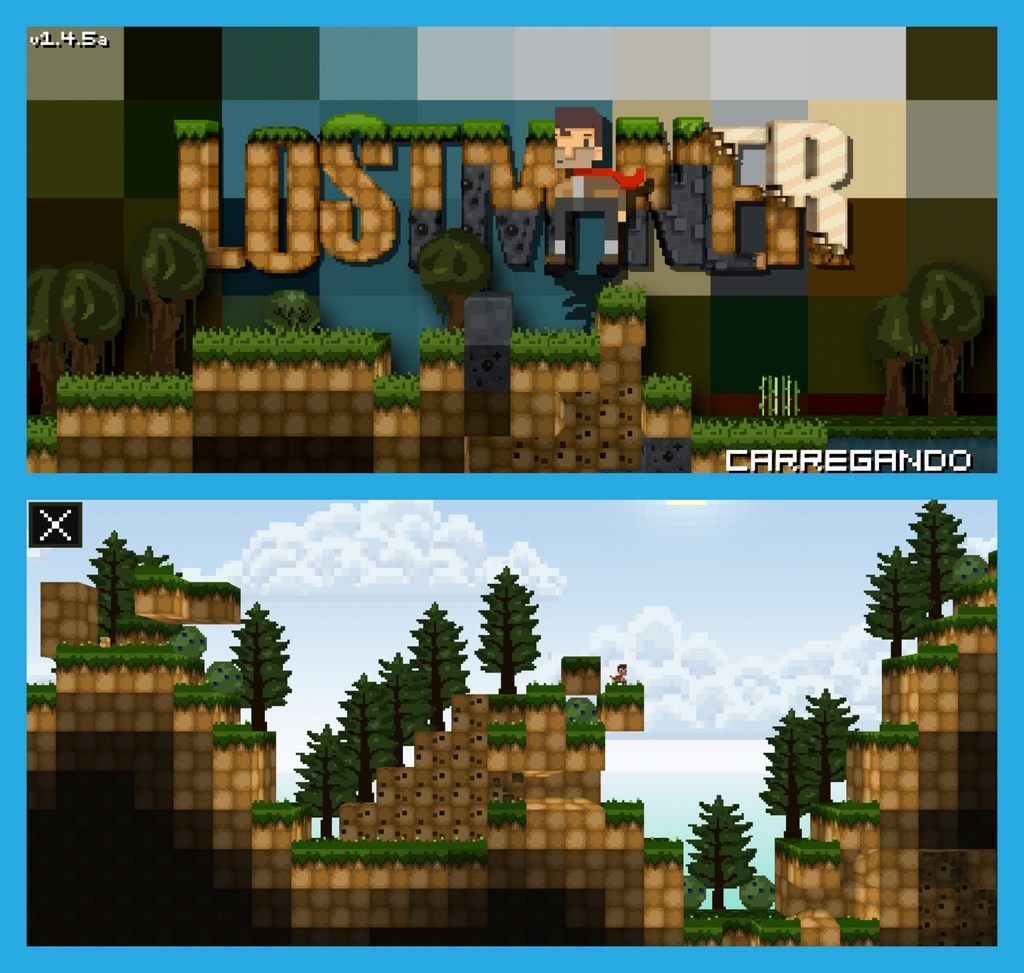 O MELHOR MINECRAFT 2D PARA CELULAR 