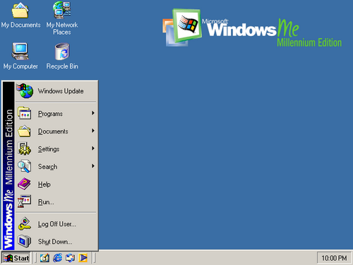 Windows ME não foi bem visto pela comunidade, mas não durou muito no mercado (Imagem: Reprodução/Wikipédia)