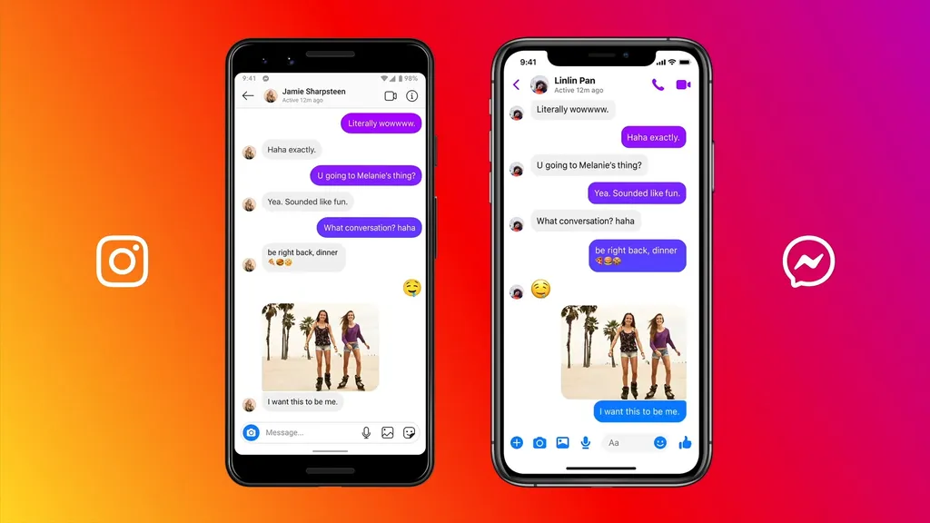 Com caixas compartilhadas, usuários do WhatsApp poderiam conversar com alguém do iMessage ou outras soluções (Imagem: Divulgação/Facebook)