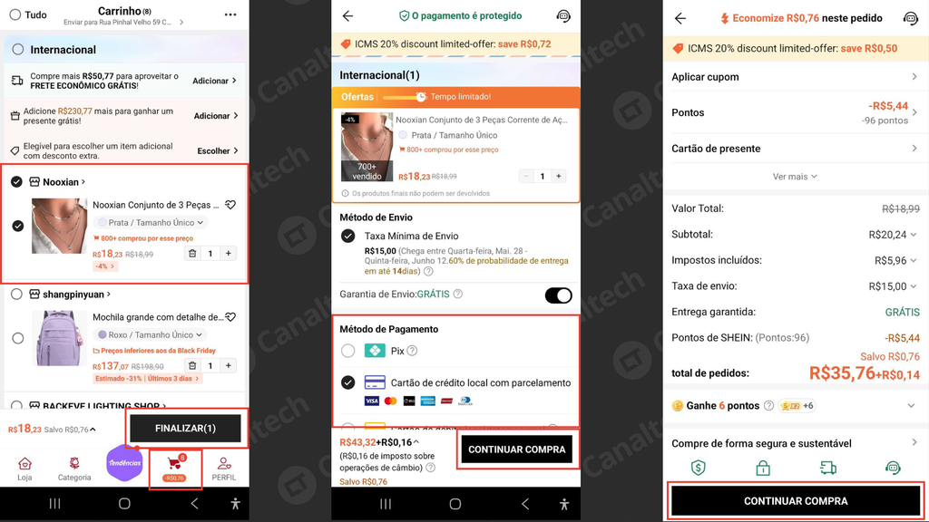 Passo a passo de como comprar pelo AliExpress