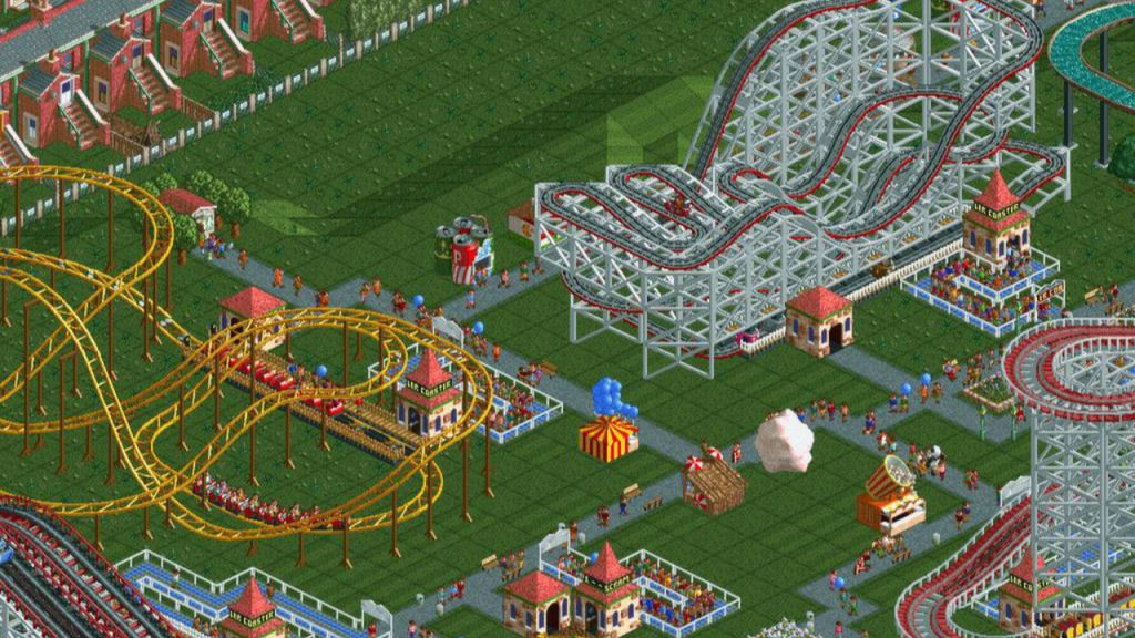 Imagem de RollerCoaster Tycoon