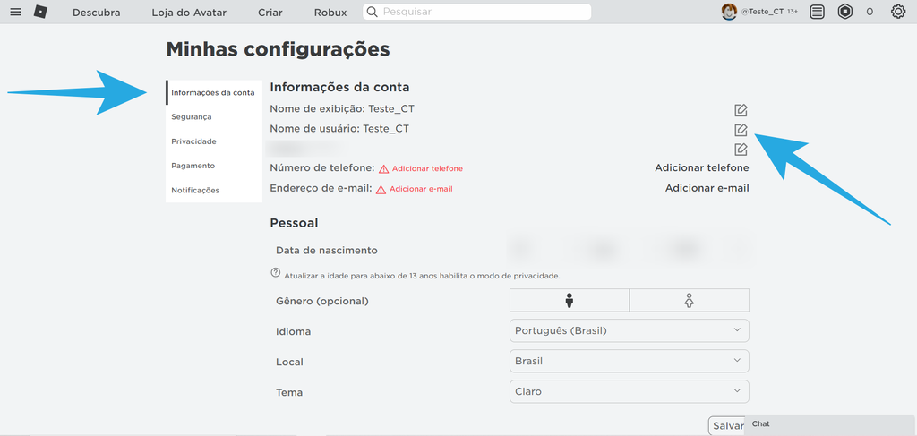 PESQUISEI MEU NOME NO ROBLOX E ISSO APARECEU 