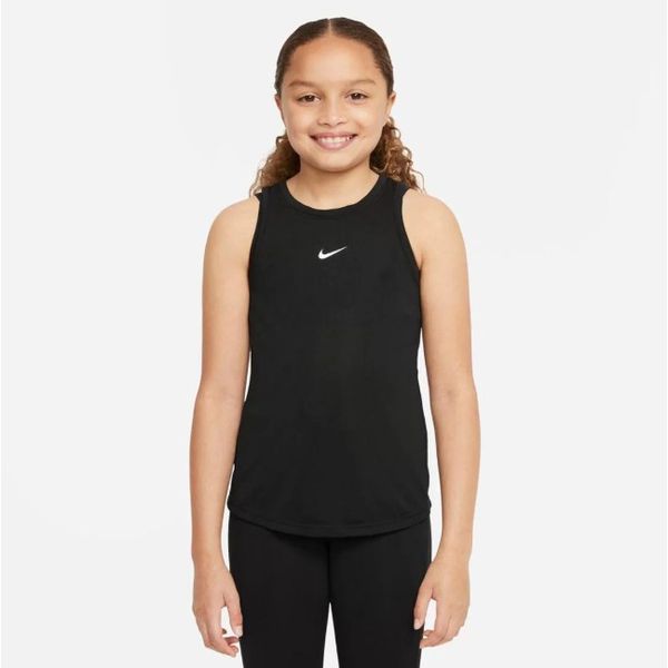 Regata Nike Dri-FIT One Infantil - Preto [CUPOM] [Tam P, M, G, GG]