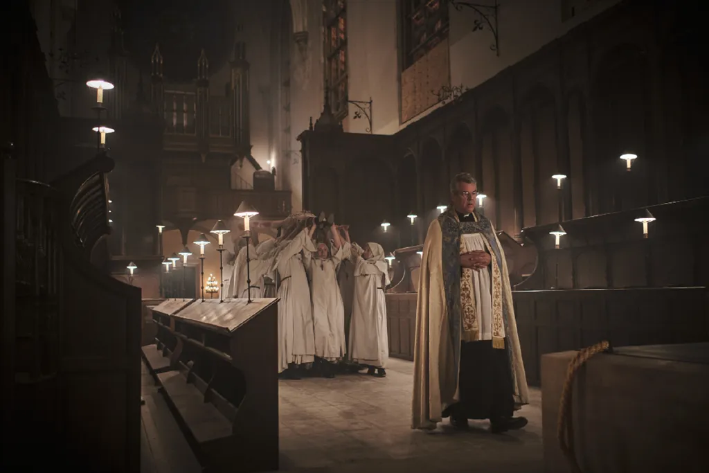 O Convento conta uma história de possessão, seita e rituais católicos. (Imagem:Divulgação/IFC Films)
