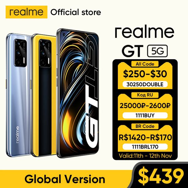Smartphone Realme GT 5G 8GB + 128GB [INTERNACIONAL + CUPOM]
