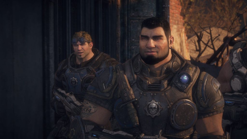 Marcus Fenix e Dominic Santiago em Gears of War