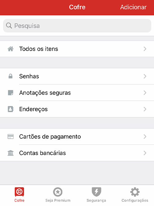 Tenha o controle das suas senhas com segurança (Imagem: Captura de tela/Canaltech)