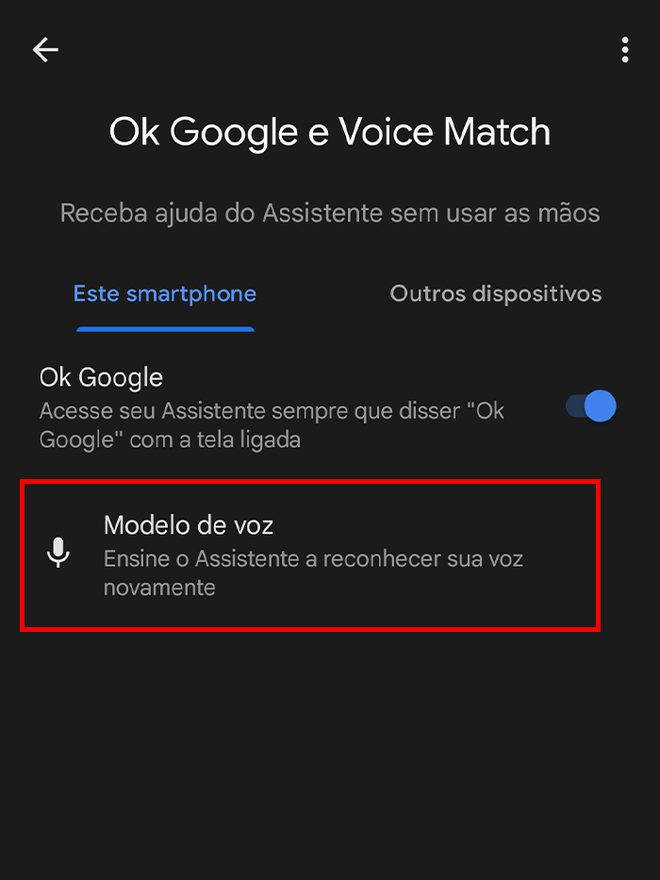 Altere a sua voz para o Google Assistente (Imagem: André Magalhães/Captura de tela)
