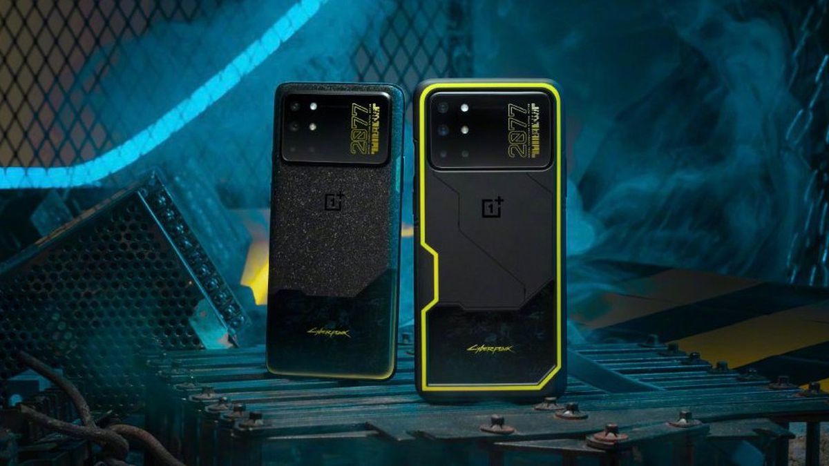 【希少】サイバーパンク2077 限定スマホ 新品 OnePlus8T OnePlus 8T ganha edição especial do Cyberpunk 2077 com