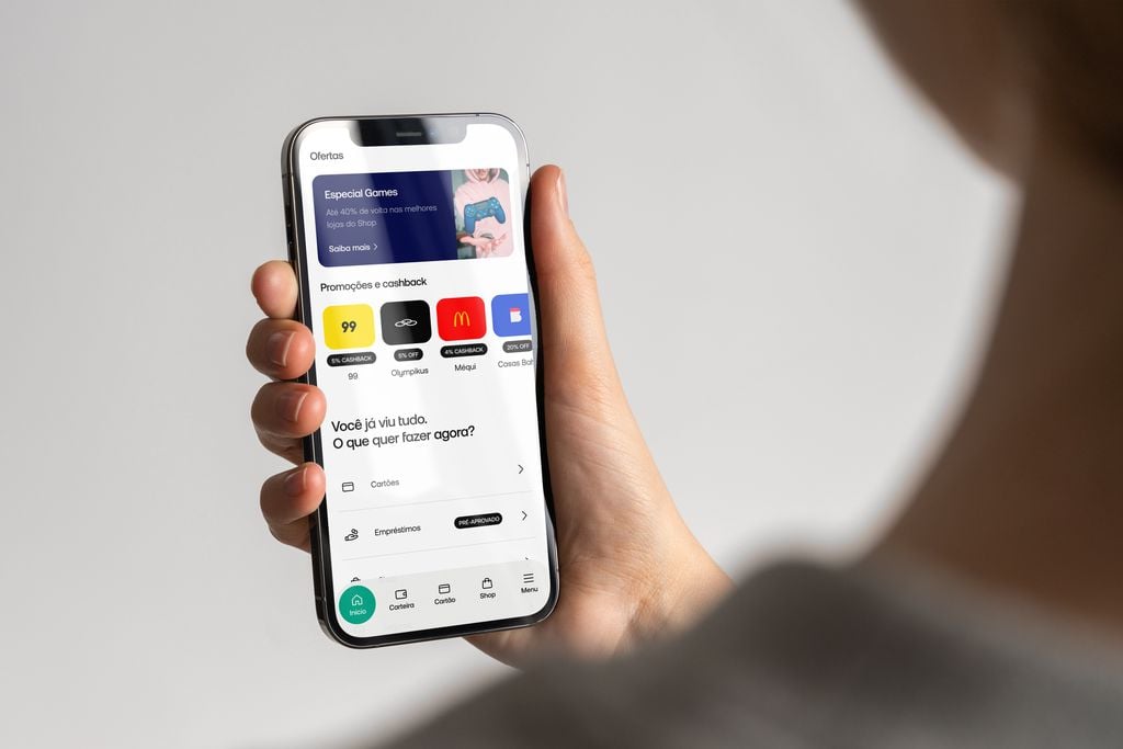 App do PicPay ganha novo visual na tela inicial (Imagem: Divulgação/PicPay)