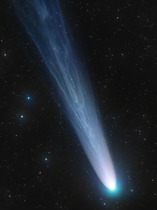O cometa C/2021 A1 (Leonard) (Imagem: Reprodução/Lionel Majzik)