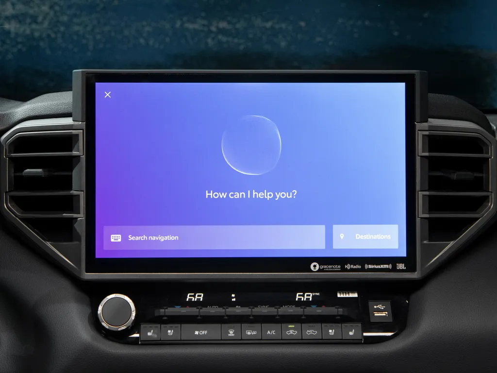 Central multimídia Toyota utilizará assistente de voz sem precisar de internet (Imagem: Divulgação/Toyota)