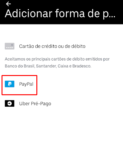 Cadastre o PayPal (Imagem: André Magalhães/Captura de tela)