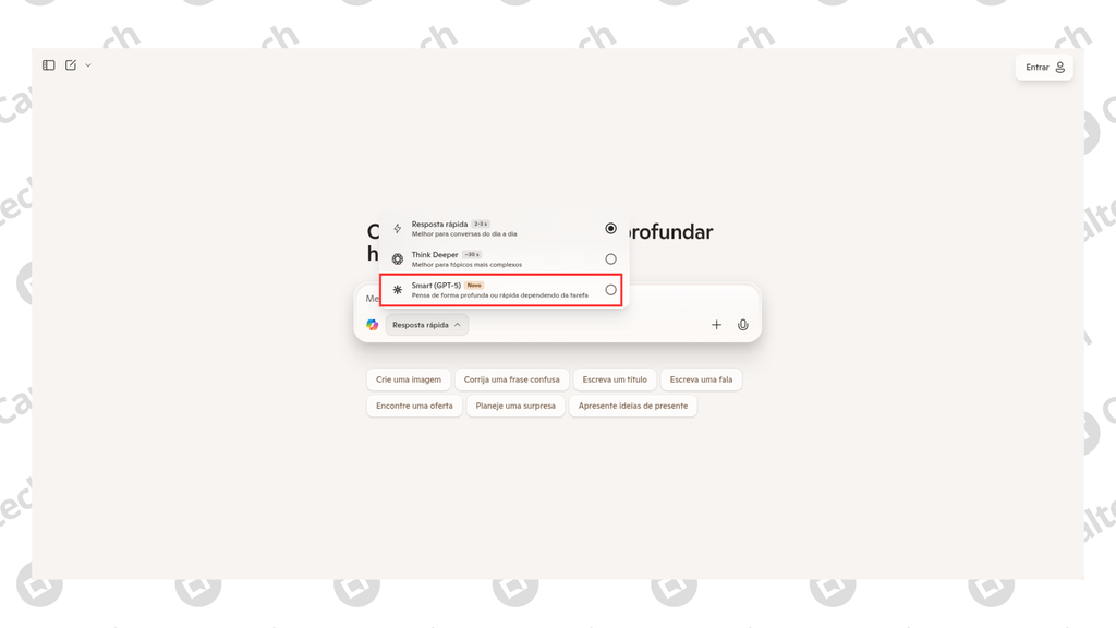 Como usar o GPT-5 pelo Microsoft Copilot (Imagem: Captura de tela/Bruno De Blasi/Canaltech)