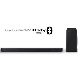 [PARCELADO] Soundbar Samsung HW-Q800C, Bluetooth, Subwoofer sem fio, Wireless Dolby Atmos, 5.1.2 Canais - HW-Q800C/ZD