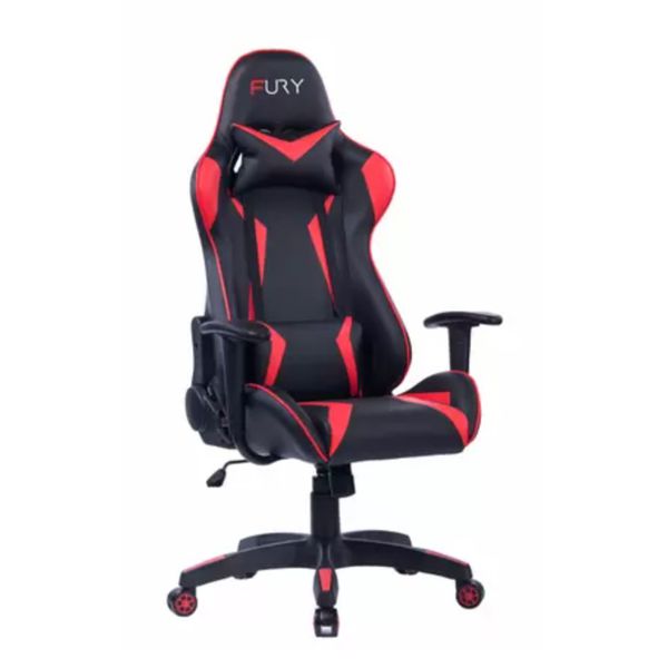 Cadeira Gamer Fury 7002 - Couro PU, Reclinável 180º- Premium [CUPOM]