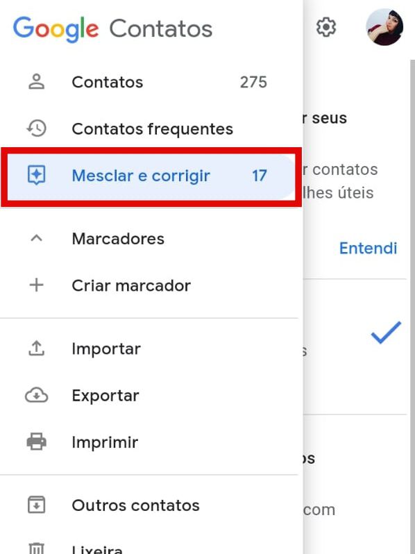Você pode organizar seus contatos por meio do app (Imagem: Guadalupe Carniel/Captura de tela)